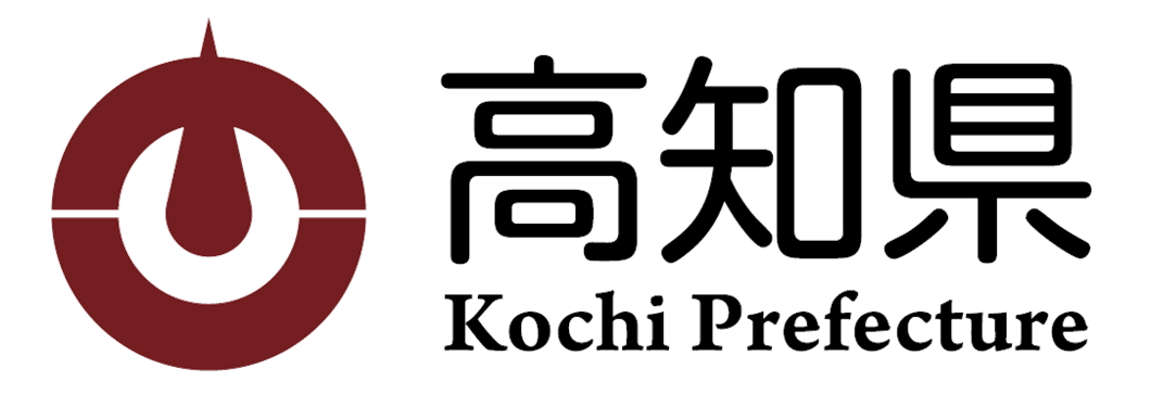 高知県章画像（えんじ・県名あり）