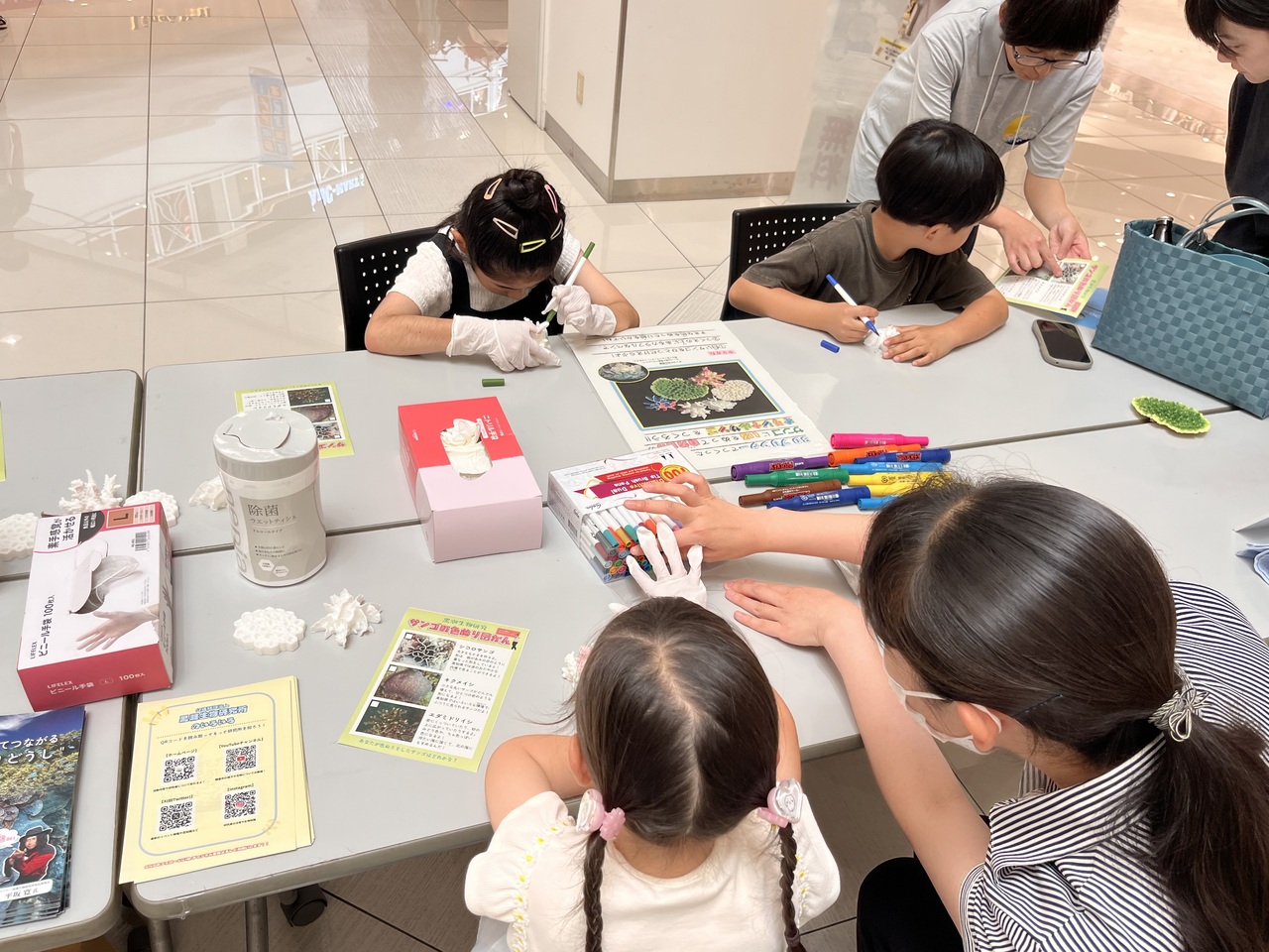 3Dサンゴの色づけ 3Dサンゴの色づけ体験